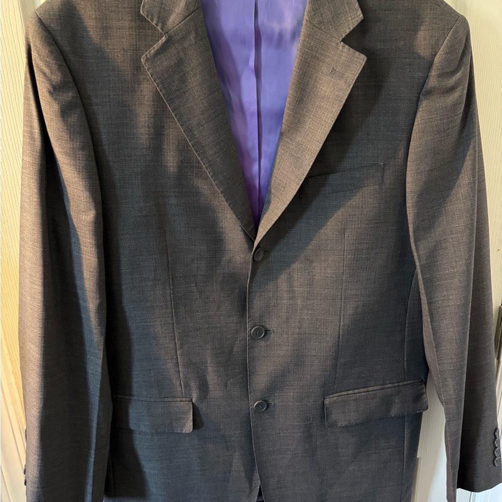 Elegant Gray Men's Blazer